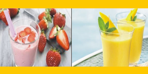 ट्रोपीकल डिलाईट,  लिची स्मूदी एवं  मेंगो फलेमिनको