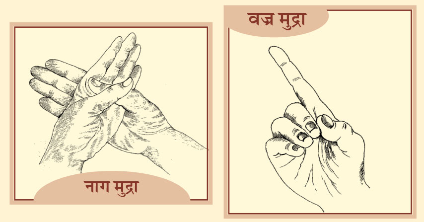 मुद्रा और स्वास्थ्य (वज्र मुद्रा,  नाग मुद्रा)
